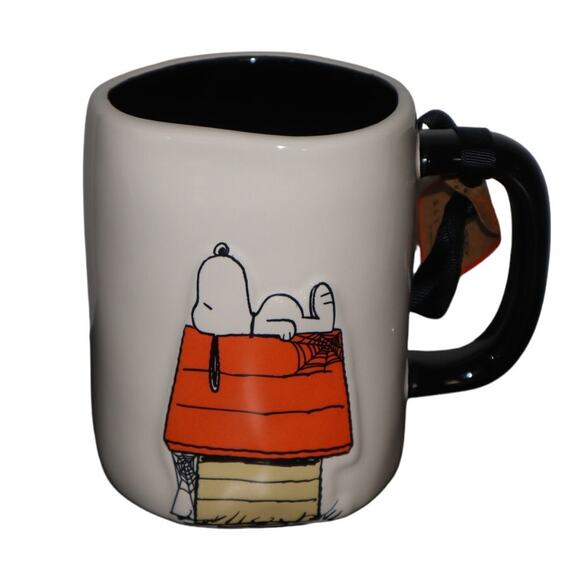 Rae Dunn Snoopy HOME SPOOKY HOME Coffee Mug - Picture 1 of 4